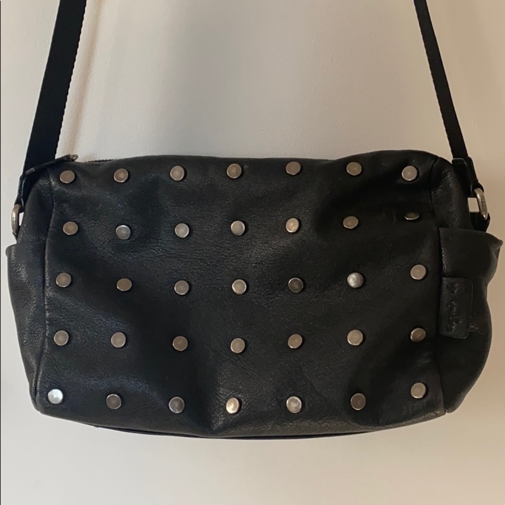 Agnes B Leather Crossbody Bag